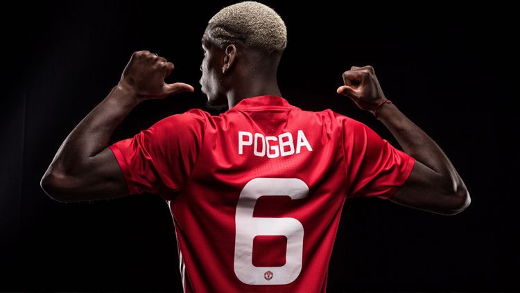 Paul Pogba, pemain bintang Man United. Copyright: © Getty Image