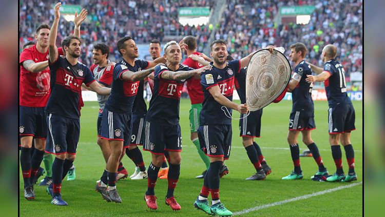 Bayern Munchen, juara Bundesliga Jerman. Copyright: © Getty Image