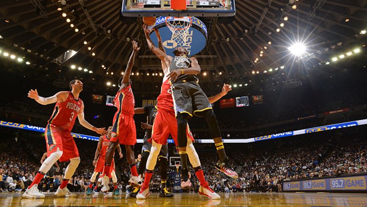 Golden State Warriors vs New Orleans Pelicans. Copyright: © INDOSPORT
