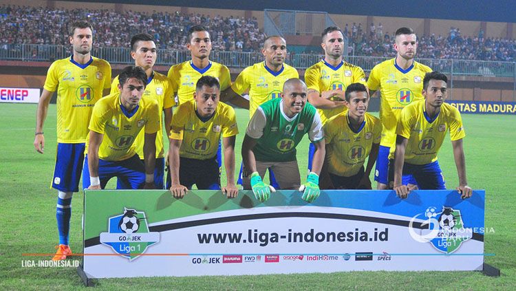 Skuat Barito Putera di Liga 1 2018. Samsul Arif, Gavin Kwan Adsit, dan Aaron Evans kini berlabuh ke Persis Solo. Copyright: © liga-indonesia.id