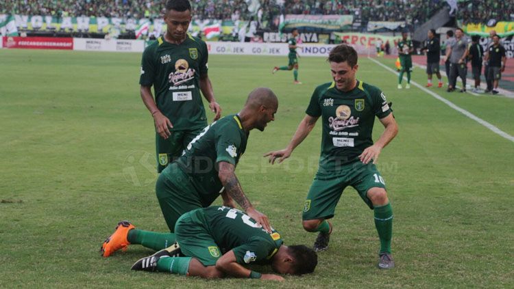 Skuat Persebaya. Copyright: © Fitra Herdian/INDOSPORT