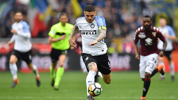 Mauro Icardi menyumbang 4 gol dalam kemenangan 5-0 Inter Milan atas Sampdoria. Copyright: Â© INDOSPORT