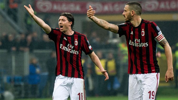 Montolivo (kiri) Bonucci (kanan) Copyright: © Getty Image