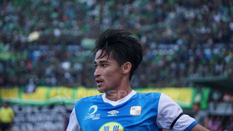 Gavin Kwan Adsit saat melawan Perserbaya Surabaya. Copyright: © Fitra Herdian/INDOSPORT