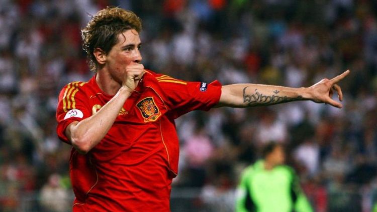 Penyerang Timnas Spanyol, Fernando Torres. Copyright: © Getty Image