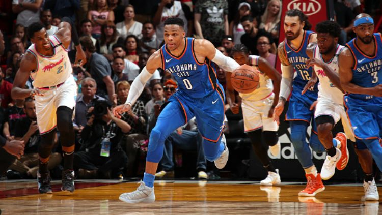 Miami Heat vs Oklahoma City Thunder. Copyright: &copy; Getty Image