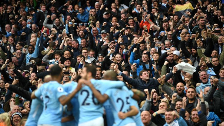 Manchester City saat ini memimpin 13 poin di puncak klasemen Liga Primer Inggris. Copyright: © Getty Image