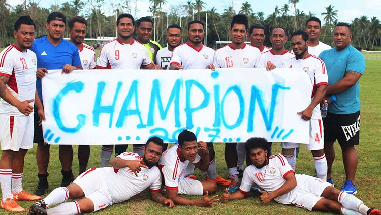 Juara Liga Utama Tonga, Veitongo. Copyright: © Oceania Football