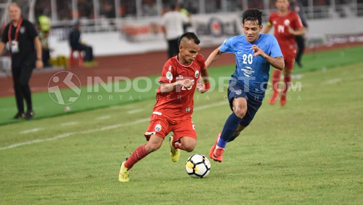 Riko Simanjuntak, gelandang sayap Persija Jakarta. Copyright: © Herry Ibrahim/INDOSPORT