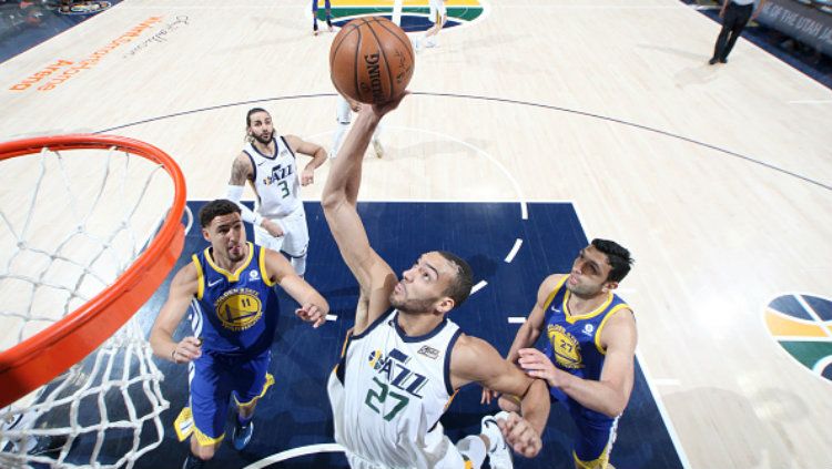 Golden State Warriors vs Utah Jazz. Copyright: © Getty Images