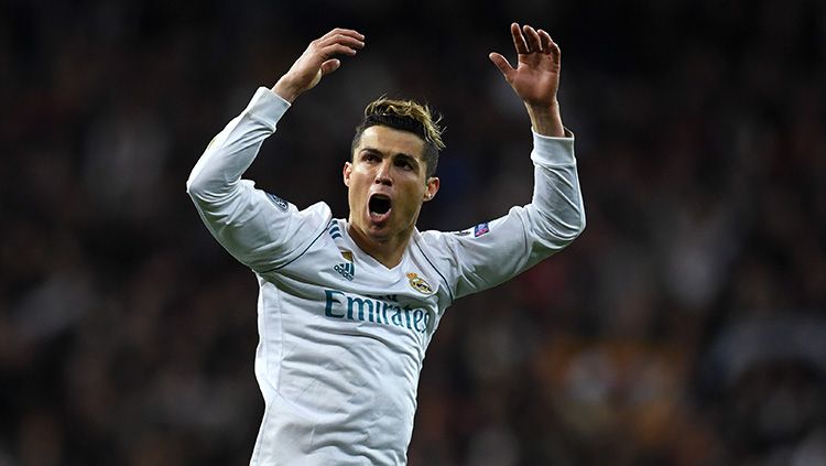 Aksi selebrasi Cristiano Ronaldo. Copyright: © Getty Images