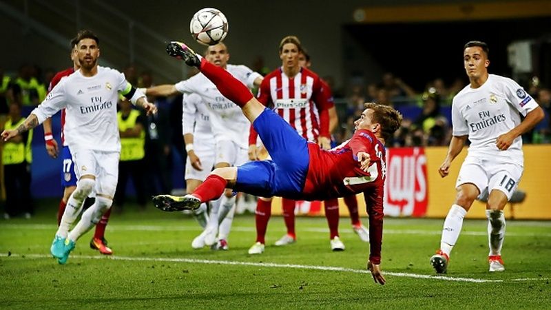 Real Madrid vs Atletico Madrid di final Liga Champions 2016. Copyright: © Getty Images