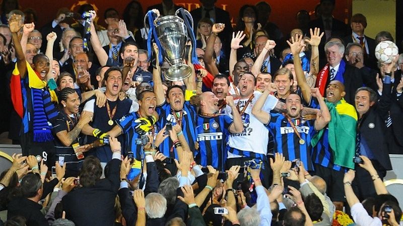 Inter Milan menjuarai Liga Champions musim 2009/10. Copyright: © INDOSPORT