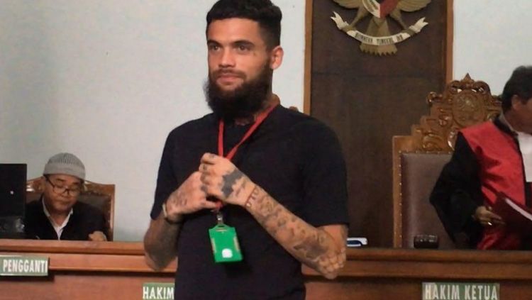 Diego Michiels saat jalani persidangan Copyright: © Detikcom
