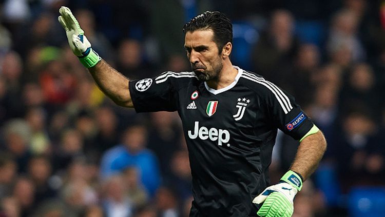 Gianluigi Buffon saat masih berada di Juventus. Copyright: © Getty Images