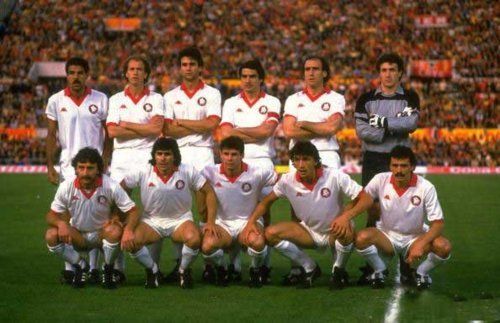 Skuat AS Roma tahu n1984. Copyright: © Ichnos Sports