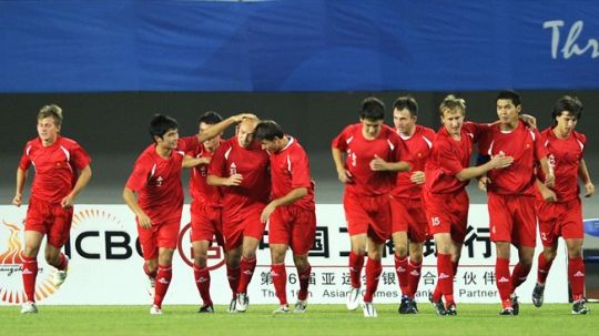 Timnas Kirgizstan. Copyright: &copy; AFP