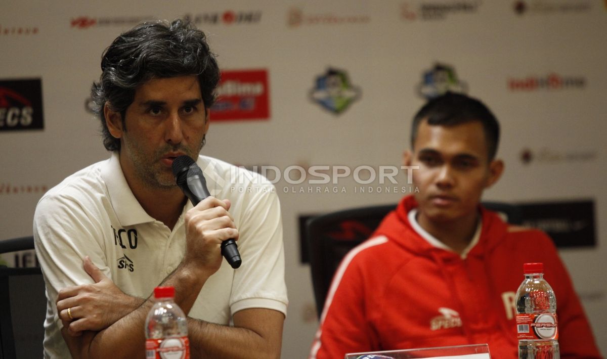 Jumpa Pers Persija vs Borneo FC Copyright: © Herry Ibrahim/INDOSPORT