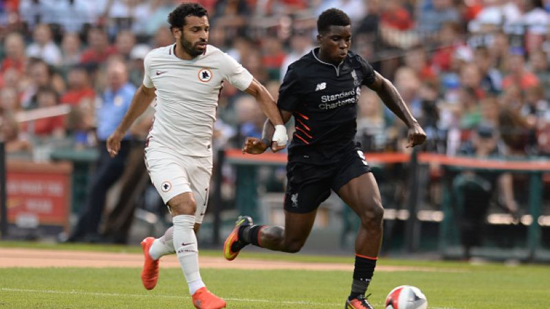 Mohamed Salah saat melawan AS Roma di tahun 2016. Copyright: © Getty Images