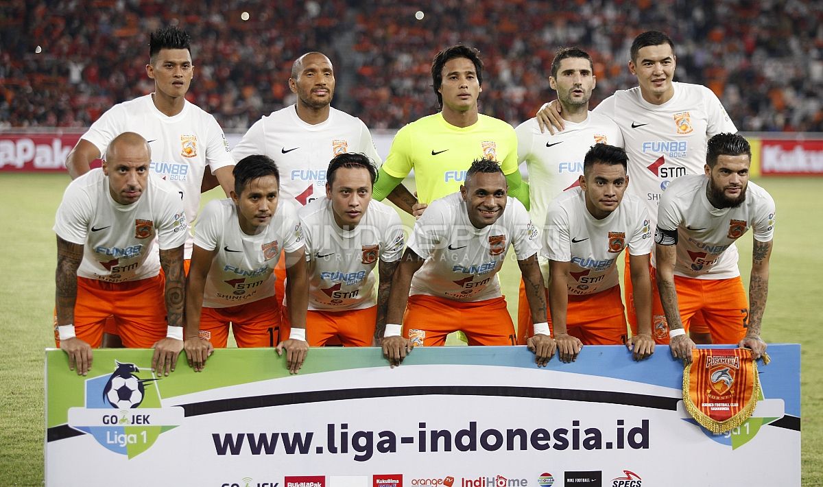 Skuat Borneo FC. Copyright: © INDOSPORT/Herry Ibrahim