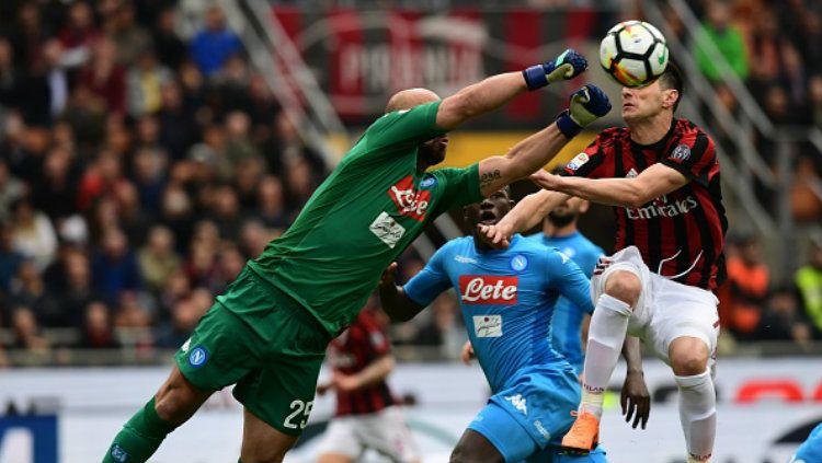 AC Milan vs Napoli. Copyright: © Getty Images