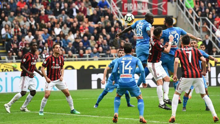 AC Milan vs Napoli. Copyright: © Getty Images