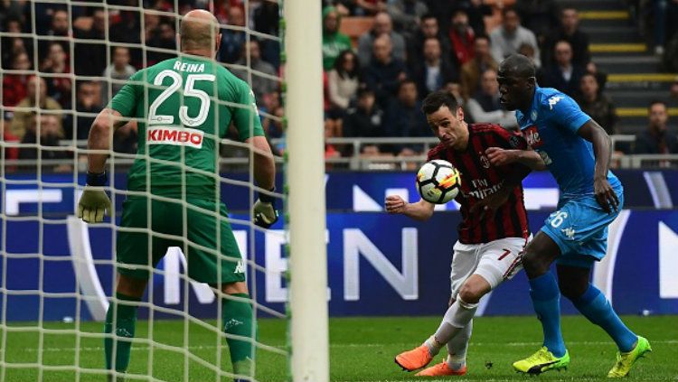 AC Milan vs Napoli. Copyright: © Getty Images