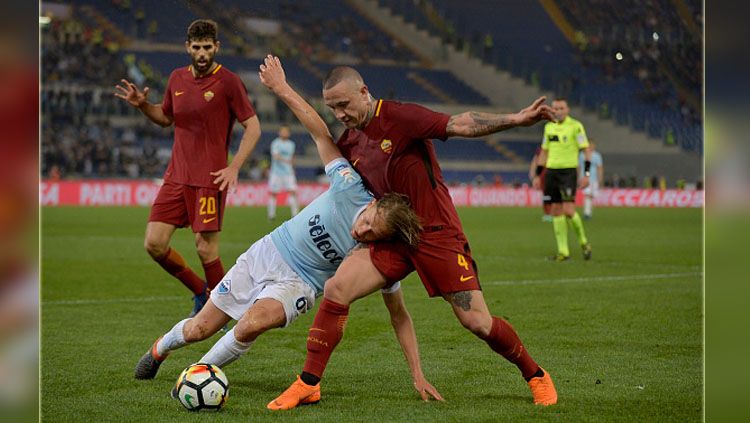 AS Roma, Lazio dan Inter Milan dalam pertarungan sengit untuk mengunci posisi empat besar Serie A Italia. Copyright: © Getty Images