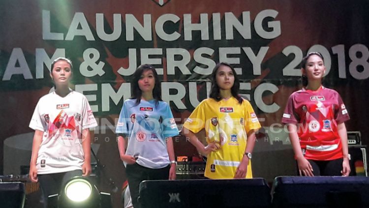 Launching jersey Persigo Semeru FC. Copyright: © Ian Setiawan/INDOSPORT