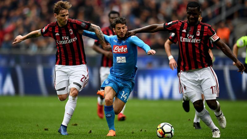 AC Milan vs Napoli. Copyright: © Getty Images