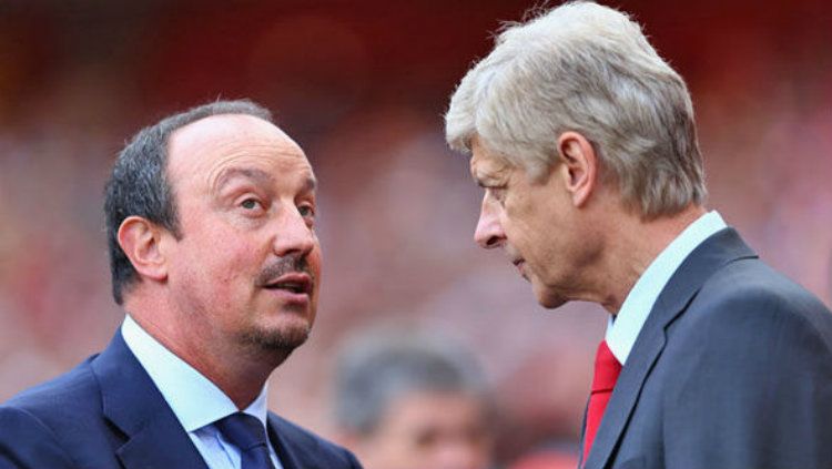 Benitez dan Wenger. Copyright: © Dsily Express