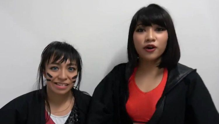 Kris Wolf bersama Hana Kimura Copyright: &copy; twitter