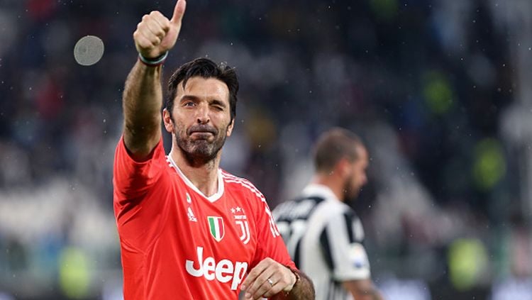 Gianluigi Buffon dikabarkan akan kembali ke Juventus. Copyright: © Getty Images