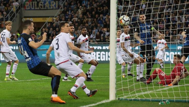 Gol untuk Inter Milan. Copyright: © Getty Images