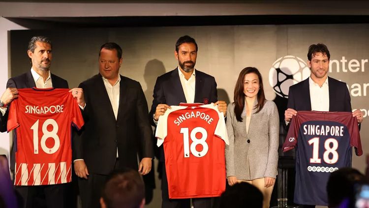 Arsenal akan berhadapan dengan Atletico Madrid dan PSG  di International Champions Cup 2018 Copyright: © Getty Images