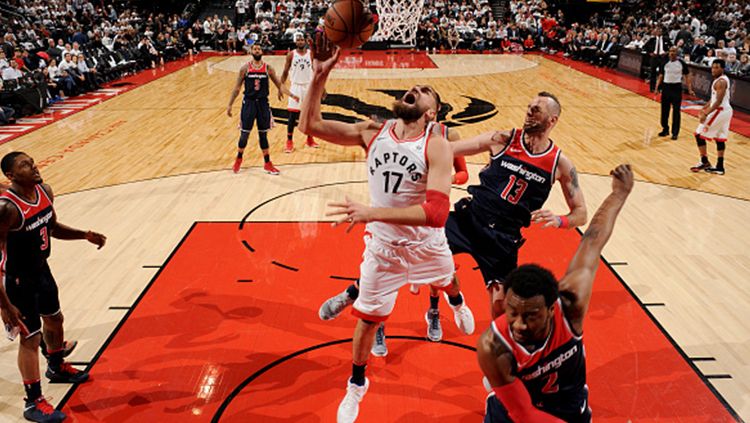 Washington Wizards vs Toronto Raptors. Copyright: © Getty Images