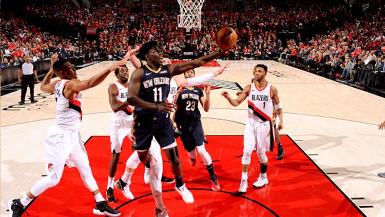 New Orleans Pelicans vs Portland Trail Blazers. Copyright: © Getty Images