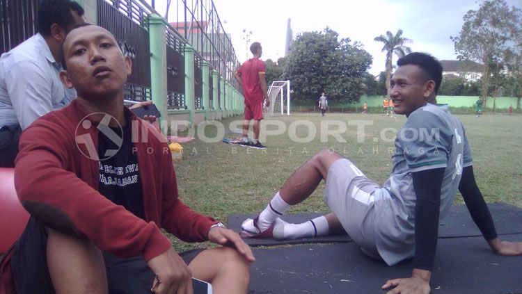 Oki Rengga Winata, Mantan kiper ketiga PSMS Medan yang kini menjadi Komika. Copyright: © Kesuma Ramadhan/INDOSPORT