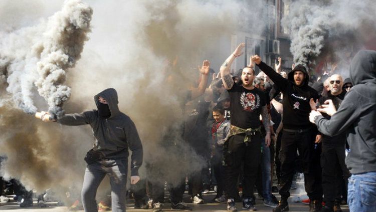 Hooligan Levski Sofia. Copyright: © Getty Images