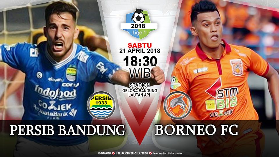 Persib Bandung vs Borneo FC. Copyright: © Gafis:Yanto/Indosport.com