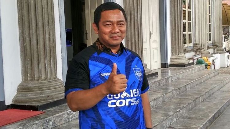 Hendrar Prihadi mengajak pihak swasta untuk mendukung kiprah PSIS Semarang di Liga 1 2019. Copyright: © Breakingnews.co.id
