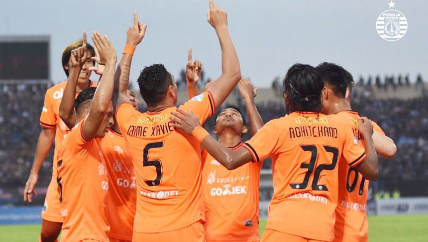 Skuat Persija Jakarta. Copyright: Â© INDOSPORT/Herry Ibrahim