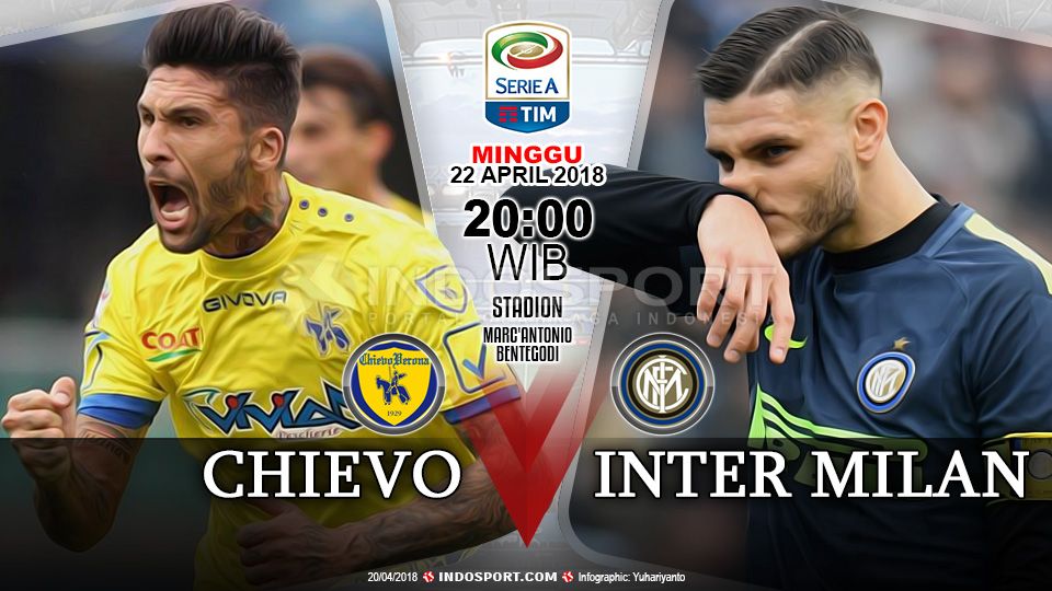 Prediksi Chievo vs Inter Milan Copyright: © Grafis:Yanto/Indosport.com