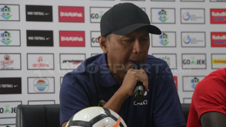 Rahmad Darmawan, pelatih Sriwijaya FC. Copyright: Â© Arif Rahman/INDOSPORT