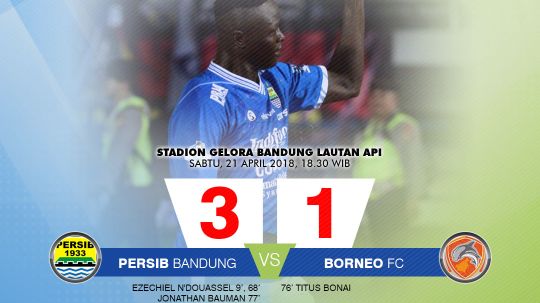 Persib Bandung vs Borneo FC Copyright: © Gafis:Yanto/Football265.com