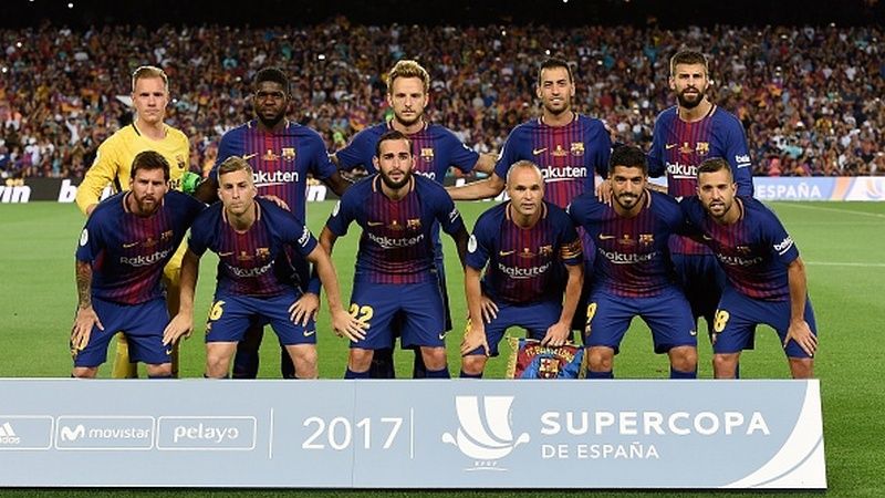 Barcelona juara Copa Del Rey usai berhasil  kalahka Sevilla. Copyright: Â© INDOSPORT