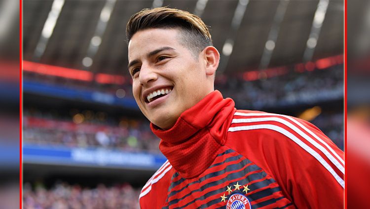 James Rodriguez, gelandang serang Bayern Munchen. Copyright: © Getty Images