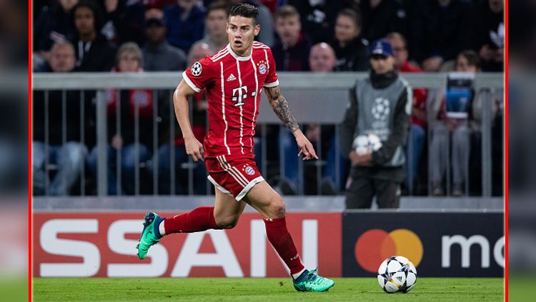 James Rodriguez, gelandang serang Bayern Munchen. Copyright: Â© INDOSPORT