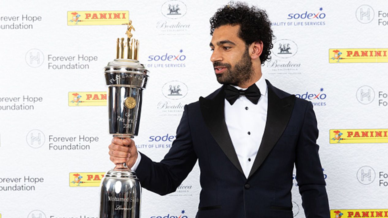 Mohamed Salah, pemain terbai versi PFA musim 2017-2018. Copyright: © Getty Images