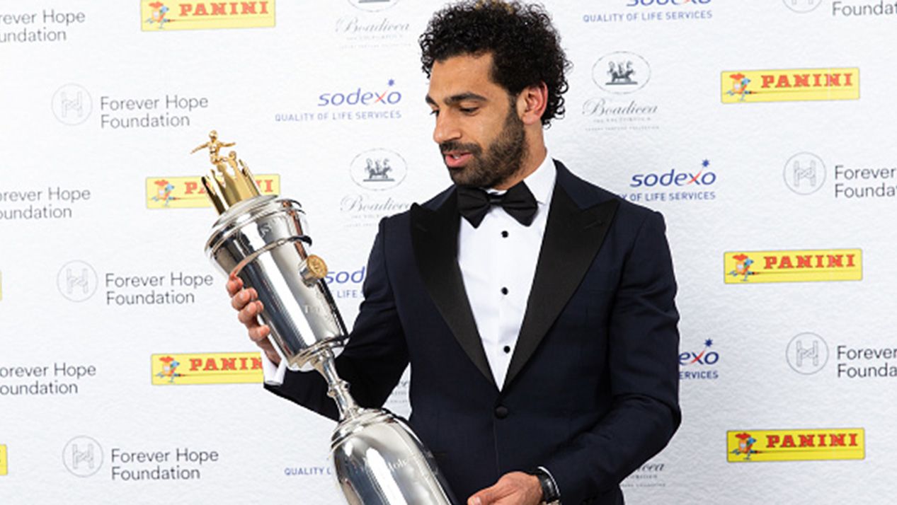 Mohamed Salah, pemain terbai versi PFA musim 2017-2018. Copyright: © Getty Images